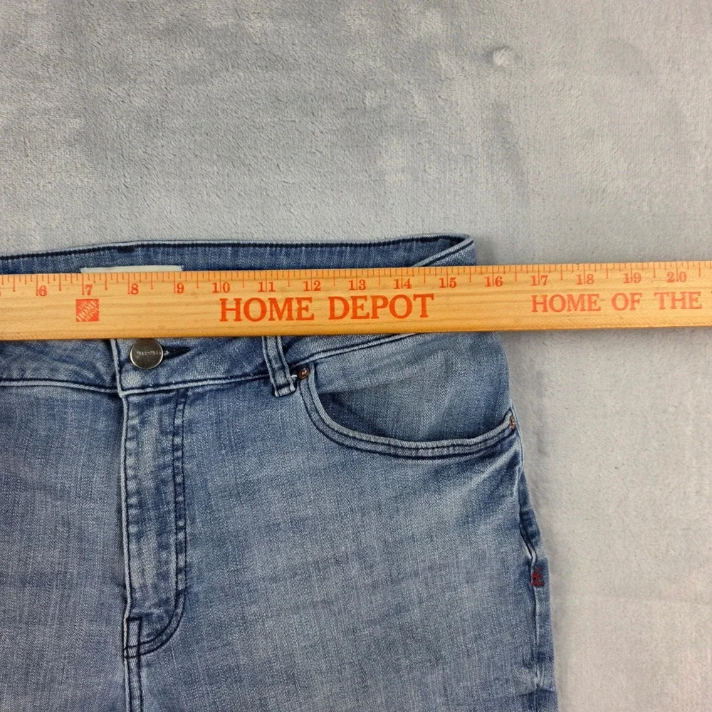 Warp + Weft AMS Amsterdam Slim Jeans Mens‎ 33x32 Sunbleach Blue Stretch Denim